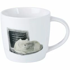 Cheapest 🤩 Maxwell and Williams Marc Martin Feline Friends Mug 400ml - Computer Cat 🔔