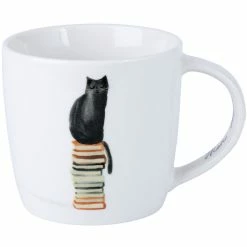 Budget 😀 Maxwell and Williams Marc Martin Feline Friends Mug 400ml - Well Read Cat 👍
