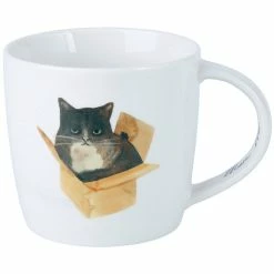 Deals 🎉 Maxwell and Williams Marc Martin Feline Friends Mug 400ml - Cat In A Box ⌛