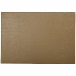 Wholesale 🛒 Maxwell and Williams Table Accents Leather Look Alligator Placemat 43x30cm Tan 🔥