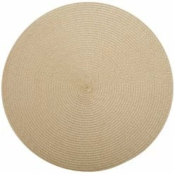 Promo 👏 Maxwell and Williams Table Accents Round Placemat 38cm Sand ⌛