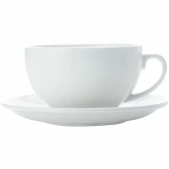 Cheapest ⌛ Maxwell and Williams White Basics Cappuccino Cup And Saucer 320ml 🥰