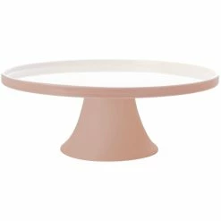 Discount 👏 Maxwell and Williams Mezze Cake Stand 30cm Salmon Gift Boxed - 30cm / Salmon 🥰