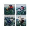 Best Sale 🛒 Maxwell and Williams Birds of Australia KC 10yr Anniversary Cork Back Coaster 10.5cm Set of 4 Assorted Gift Boxed 👏