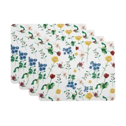 Best deal 😍 Maxwell and Williams Posy Cork Back Placemat 34x26.5cm Set of 4 Gift Boxed ❤️