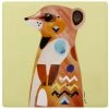 Buy 😍 Maxwell and Williams Pete Cromer Wildlife Ceramic Square Coaster 9.5cm - Meerkat 😀