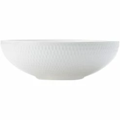 Promo 😍 Maxwell and Williams White Basics Diamonds Coupe Bowl 18.5cm 🧨