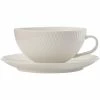 Discount 🧨 Maxwell and Williams White Basics Diamonds Tea Cup And Saucer Low 250ml 🌟