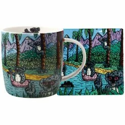 Buy ⭐ Maxwell and Williams Royal Childrens Hospital UooUoo Mug And Coaster Set By Mulga The Artis 🔔