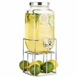 Outlet ✨ Maxwell and Williams Olde English Drink Dispenser & Stand 3.5L Silver Gift Boxed ✨