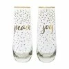 Brand new 🎉 Maxwell and Williams Celebrations Stemless Flute 300ml Joy Peace 👏