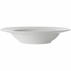 Best Sale 😀 Maxwell and Williams White Basics Rim Soup Bowl 23Cm 💯