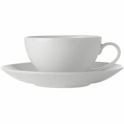 Discount 🎉 Maxwell and Williams White Basics Coupe Cup And Saucer 250Ml ⭐