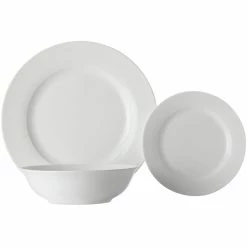 Discount ❤️ Maxwell and Williams White Basics European 18 Piece Dinner Set 🔥