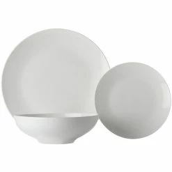 Budget 💯 Maxwell and Williams White Basics Tribeca Coupe Dinner Set 12 Piece Set 🔔