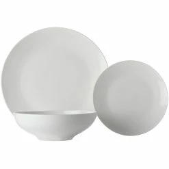 New ⌛ Maxwell and Williams White Basics Tribeca 18 Piece Coupe Dinner Set ✔️