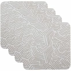 Budget 🔥 Maxwell and Williams Ripple Cork Back Coaster 10.5cm Set of 4 Gift Boxed 😀