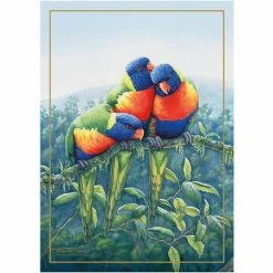 Budget 🛒 Maxwell and Williams Birds Of Australia Anniversary Tea Towel - Lorikeet 🥰