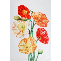 Deals 🥰 Maxwell and Williams Katherine Castle Floriade Tea Towel 50x70cm Poppies 👍