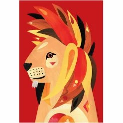 Outlet 🎉 Maxwell and Williams Pete Cromer Wildlife Tea Towel 50x70cm - Lion 😍
