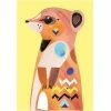 Discount 👏 Maxwell and Williams Pete Cromer Wildlife Tea Towel 50x70cm - Meerkat ✨