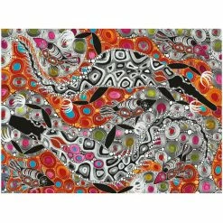 Wholesale 🛒 Maxwell and Williams Melanie Hava Jugaig-Bana-Wabu Tea Towel 50X70cm Crocodiles ❤️