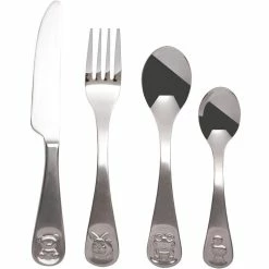 Outlet 💯 Maxwell and Williams Childrens Cutlery Set - 4 Piece Set - Frog And Friends ✔️