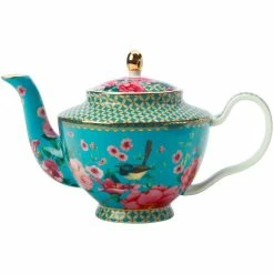 Cheap 🥰 Maxwell and Williams Teas And CS Silk Road Teapot With Infuser 500ml - Aqua 🧨