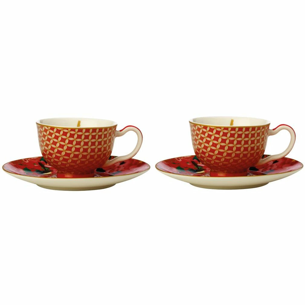 Best deal ✔️ Maxwell and Williams Teas And CS Silk Road Demi Cup And Saucer 85ml Set Of 2 - Cherry Red ✔️ 1 Best deal ✔️ Maxwell and Williams Teas And CS Silk Road Demi Cup And Saucer 85ml Set Of 2 - Cherry Red ✔️