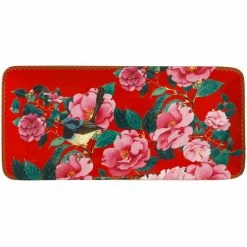 Deals 🌟 Maxwell and Williams Teas And CS Silk Road Rectangle Platter 33X15.5cm - Cherry Red 🔔