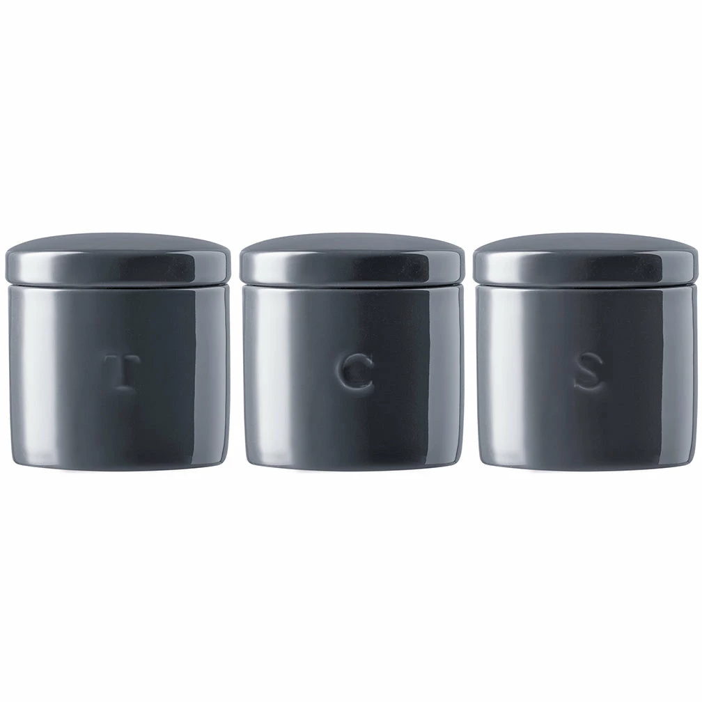 Cheap 🎉 Maxwell and Williams Epicurious Canister 600ML Set of 3 Grey Gift Boxed 😀 1 Cheap 🎉 Maxwell and Williams Epicurious Canister 600ML Set of 3 Grey Gift Boxed 😀