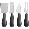 Budget 🔔 Maxwell and Williams Mezze Cheese Knife Set 4 Piece Charcoal Gift Boxed 🧨