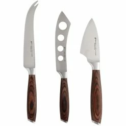 Best Pirce 👏 Maxwell and Williams Stanton Cheese Knife Set 3 Piece Wood Gift Boxed ✨