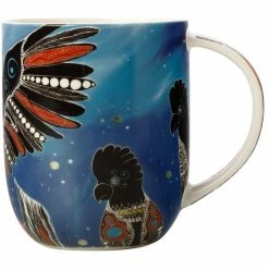 Wholesale ⌛ Maxwell and Williams Melanie Hava Jugaig-Bana-Wabu Mug 440ml Black Cockatoos Gift Boxed 🎉