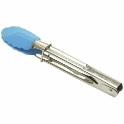 Promo 🧨 Maxwell and Williams Grabbers Mini Tongs 18cm Silicone Blue ✨