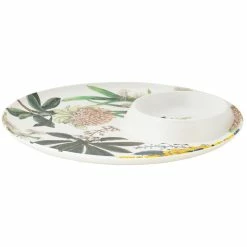 New 🔥 Maxwell and Williams The Blck Pen Golden 🌞 Summer Bamboo Chip & Dip 32 X 3cm 😀