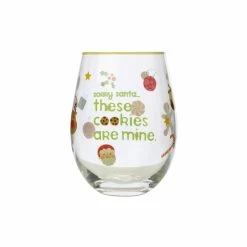 Flash Sale 💯 Maxwell and Williams Kasey Rainbow Sparkly Season Stemless Glass 500ML Light Green Gift Boxed 😀