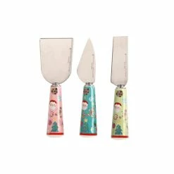 Cheapest 🔥 Maxwell and Williams Kasey Rainbow Sparkly Season Cheese Knife Set 3pc Gift Boxed ⌛