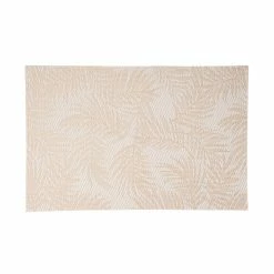 Discount ✨ Maxwell and Williams Table Accents Placemat 45x30cm Frond Gold White ✔️