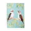 Cheapest 👍 Maxwell and Williams Katherine Castle Bird Talk Tea Towel 50x70cm Kookaburras ⌛