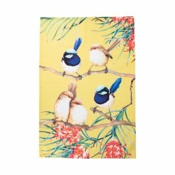 Outlet 😉 Maxwell and Williams Katherine Castle Bird Talk Tea Towel 50x70cm Superb Fairy-wrens 😀