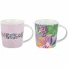 New 😀 Maxwell and Williams Kasey Rainbow Be Fierce Mug Set of 2 380ML Courageous Gift Boxed 🎉