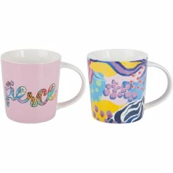 Best deal 😀 Maxwell and Williams Kasey Rainbow Be Fierce Mug Set of 2 380ML Fierce Gift Boxed ❤️