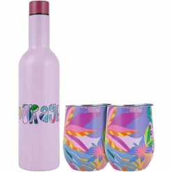 Wholesale โญ Maxwell and Williams Kasey Rainbow Be Fierce Double Wall Insulated Wine Set Courageous 3pc Gift Boxed ๐