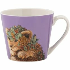 Cheap 🧨 Maxwell and Williams Marini Ferlazzo Wild Planet Mug 370ML Lion Gift Boxed 🌟