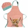Brand new ⌛ Maxwell and Williams Marini Ferlazzo Wild Planet Kids Apron & Hat Set Fennec Fox ❤️