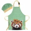 Cheap 💯 Maxwell and Williams Marini Ferlazzo Wild Planet Kids Apron & Hat Set Red Panda 👍