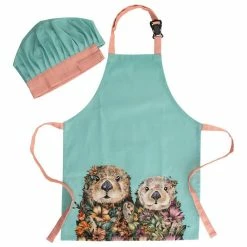Best Pirce ✨ Maxwell and Williams Marini Ferlazzo Wild Planet Kids Apron & Hat Set Sea Otters 🔥
