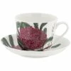 Deals 🔔 Maxwell and Williams Royal Botanic Gardens Australian Botanics Breakfast Cup & Saucer 450ML Telopea Gift Boxed 😍