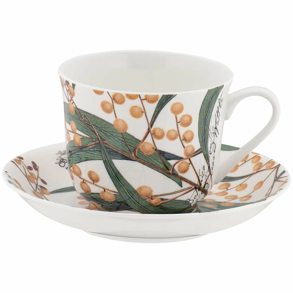 Discount 🎉 Maxwell and Williams Royal Botanic Gardens Australian Botanics Breakfast Cup & Saucer 450ML Wattle Gift Boxed 👏 1 Discount 🎉 Maxwell and Williams Royal Botanic Gardens Australian Botanics Breakfast Cup & Saucer 450ML Wattle Gift Boxed 👏